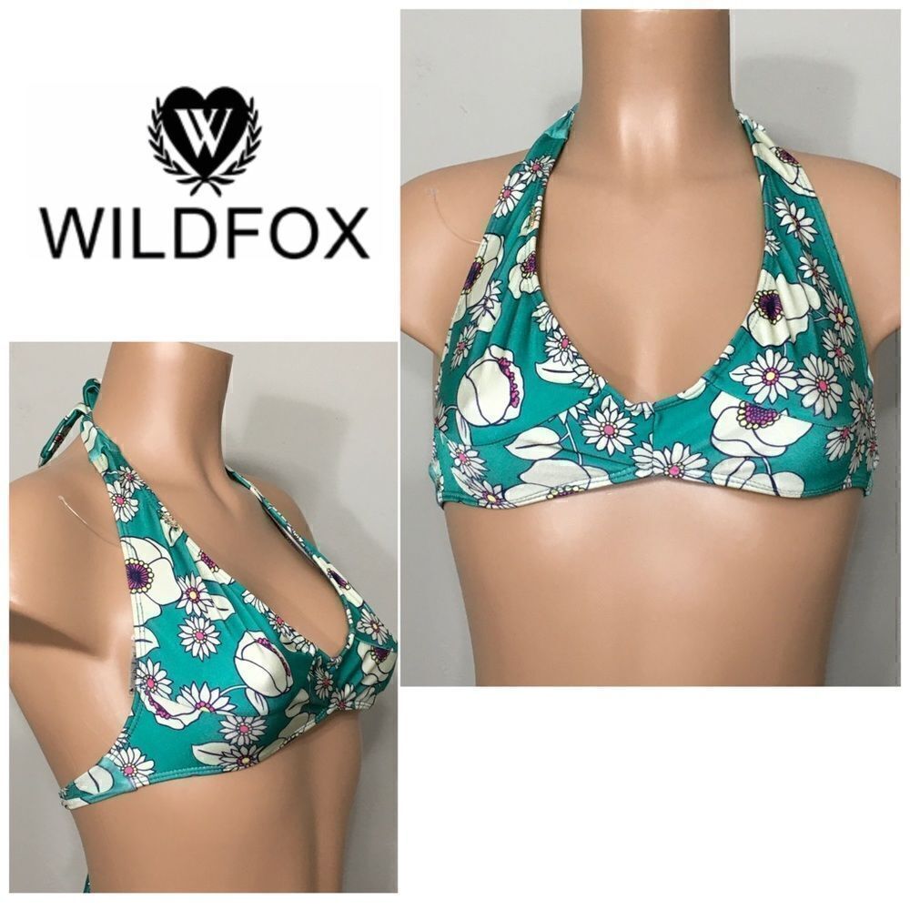 New. WILDFOX 60’s daisy bikini top. XS. Retail $89